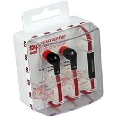 Promate Red Aurus Universal Handsfree Stereo earphone