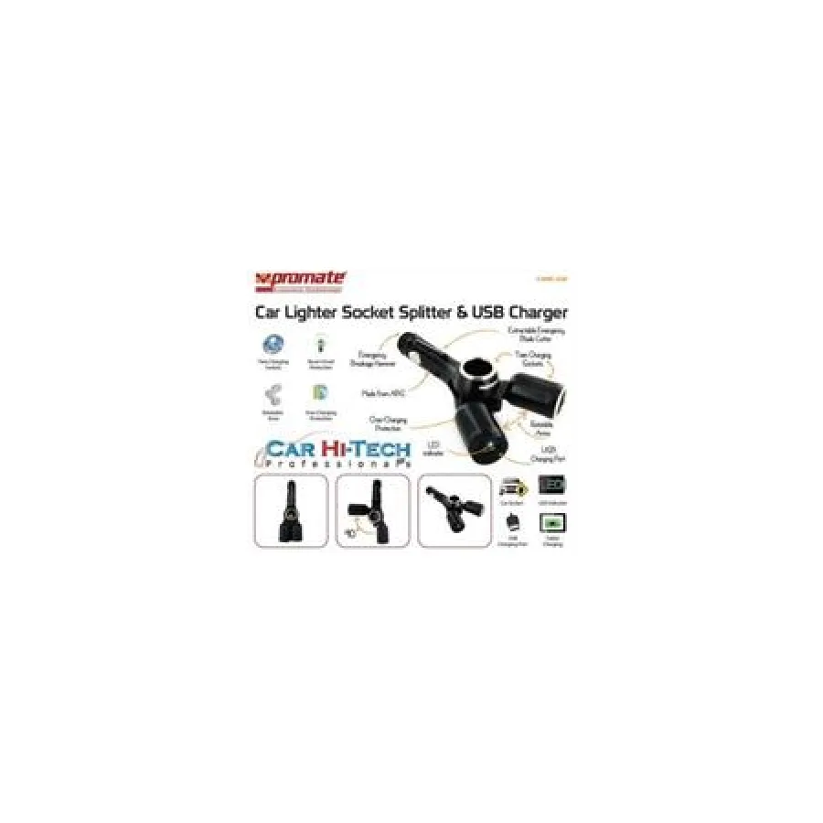Promate CMS-02 Car Lighter Socket