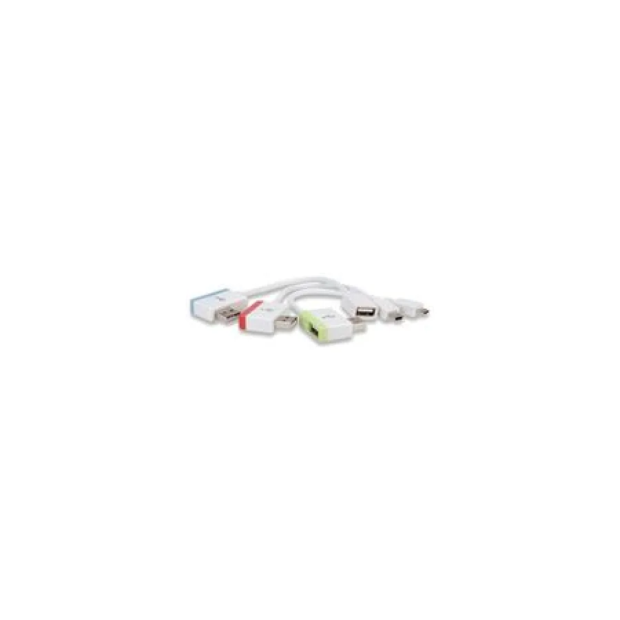 Manhattan iLynk Hub+ - USB Hub, Micro & Mini USB Adapter