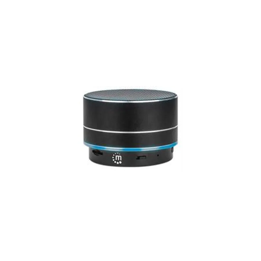 Manhattan Black Metallic LED Bluetooth Speaker