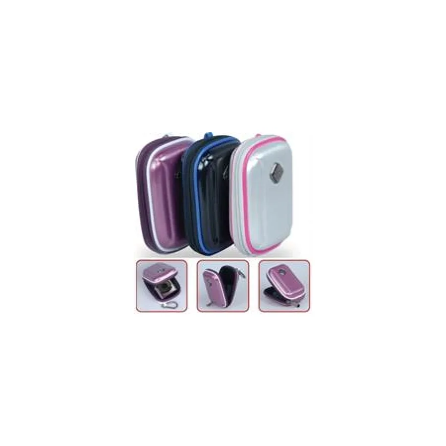 Promate Silver Amba Aluminum Finish Hard Shell Camera Case