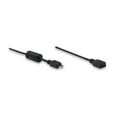 Manhattan 1m Micro USB AM to Micro USB Female Cable