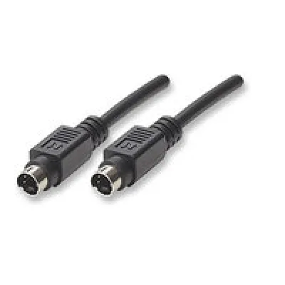Manhattan S-Video 4 Pin 1.8m Cable Black