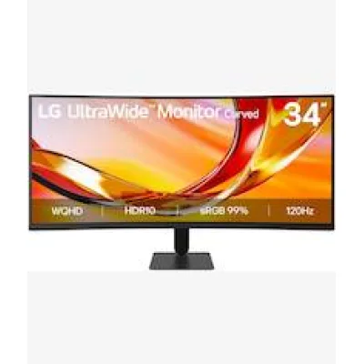 LG 34 Inch UltraWide WQHD Curved 120Hz Monitor
