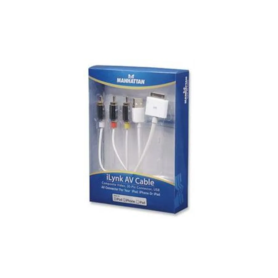 Manhattan ilynk AV Cable Composite Video Cable 3 X RCA