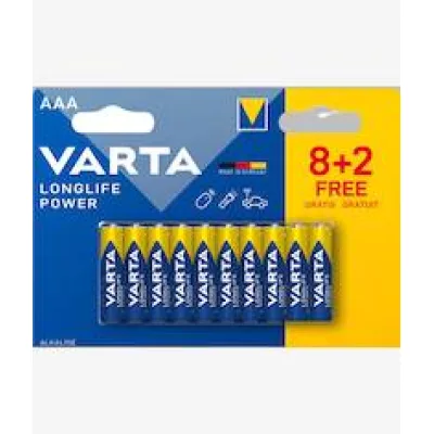 Varta LongLife Power Alkaline AAA 10 Battery
