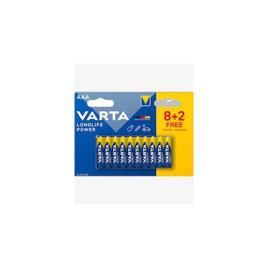 Varta LongLife Power Alkaline AAA 10 Battery