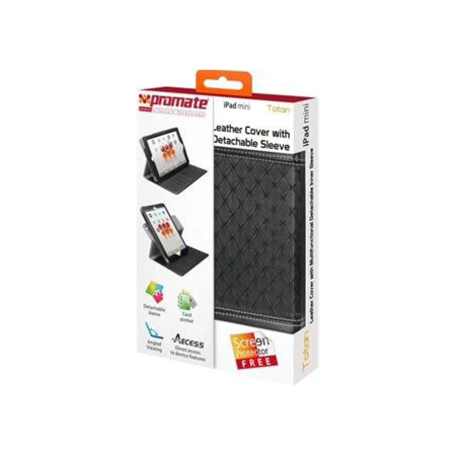 Promate Totan -Leather Cover with