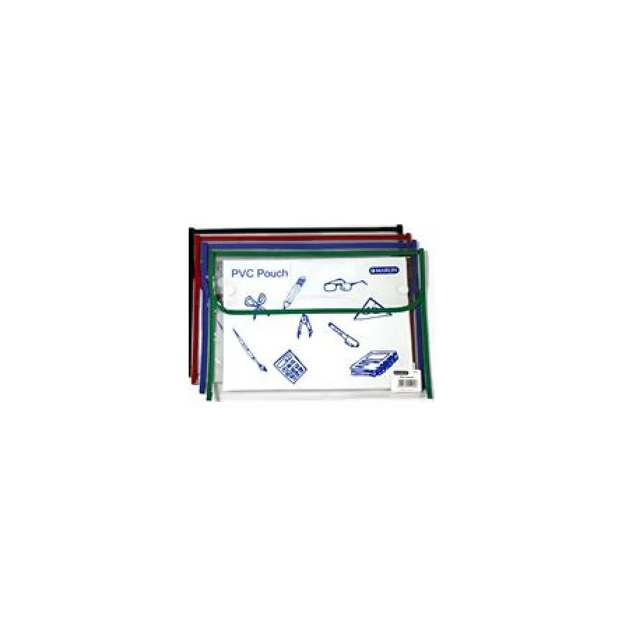 Marlin Clear PVC Book Bag Pouch
