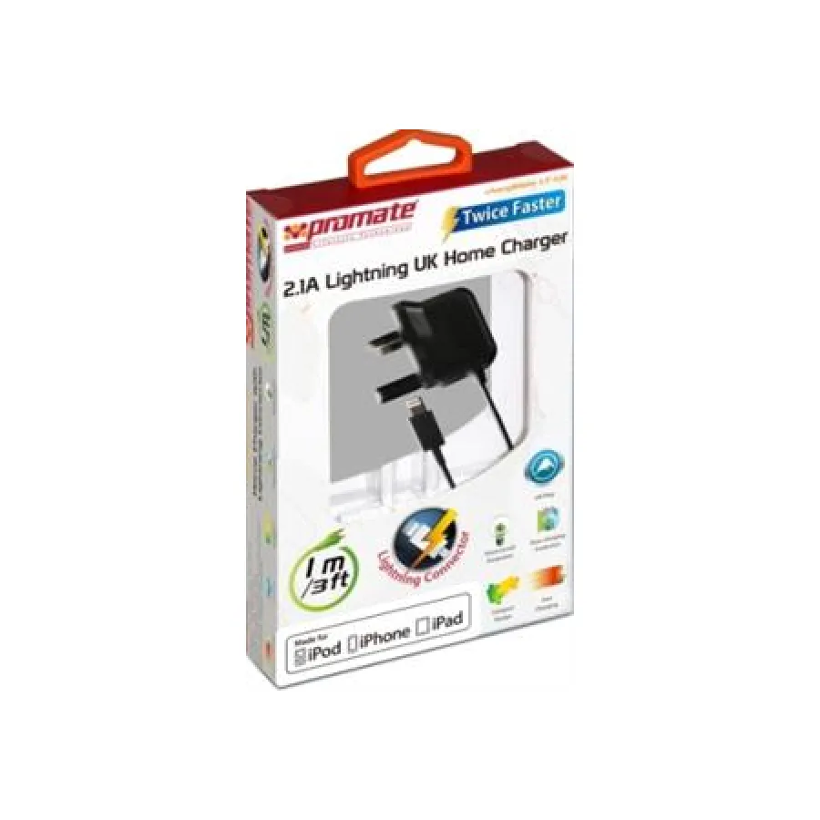 Promate ChargMateLT-UK Multifunction Lightning Home