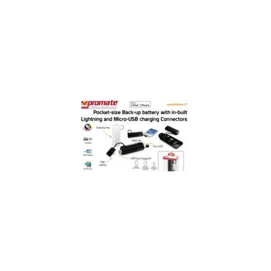 Promate Pocketmate LT Pocket-size Back-up battery