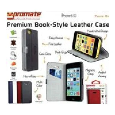 Promate Red Tava 5C Book Style Flip Case