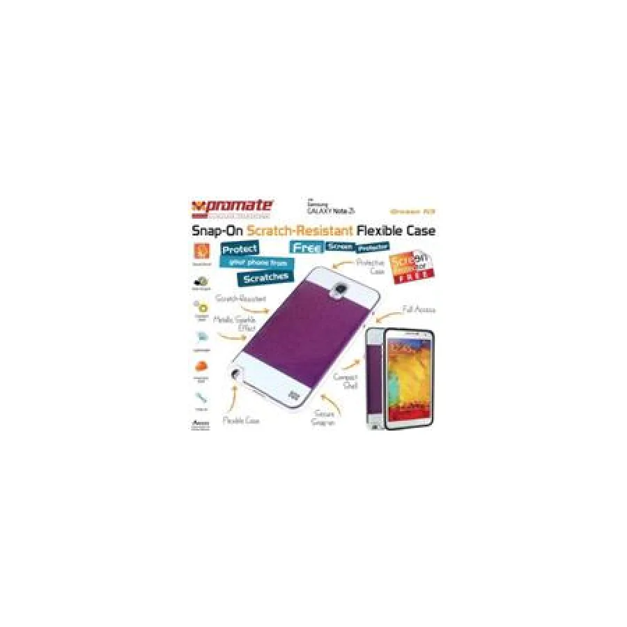 Promate Grosso-N3 ,Snap-On Scratch-Resistant Flexible