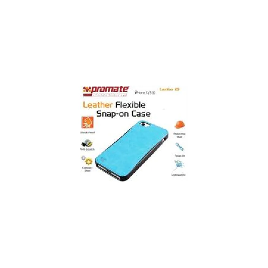 Promate Blue Lanko.i5 Hand Crafted Leather Case
