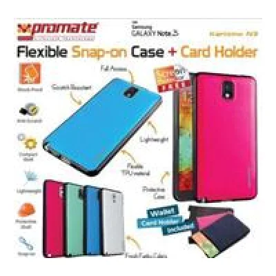 Promate Karizmo-N3.White Elegant Multi-Color Flexi-Grip