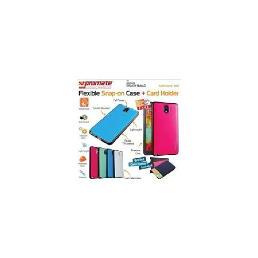 Promate Karizmo-N3.Pink Elegant Multi-Color Flexi-Grip