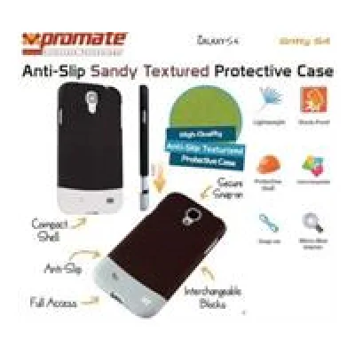 Promate Black Gritty.S4 Antislip protective case