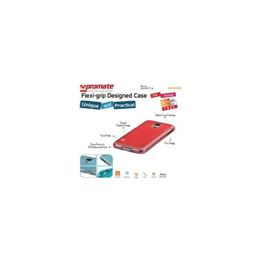 Promate Red Akton S5 Multi-colored flexi-grip