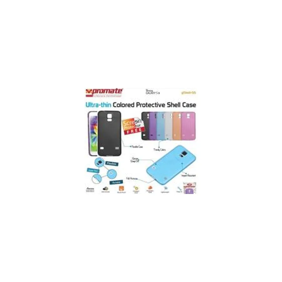 Promate Black  Gshell S5 Ultra-thin Colored