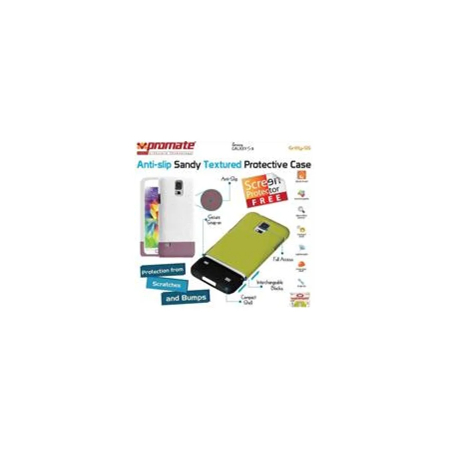 Promate White Gritty S5 Anti-slip sandy