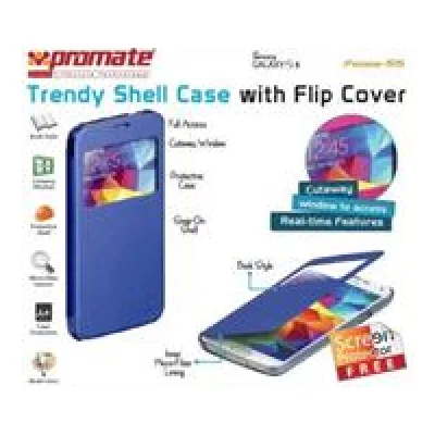 Promate Fenes S5 Bookcover with window Colour:Blue