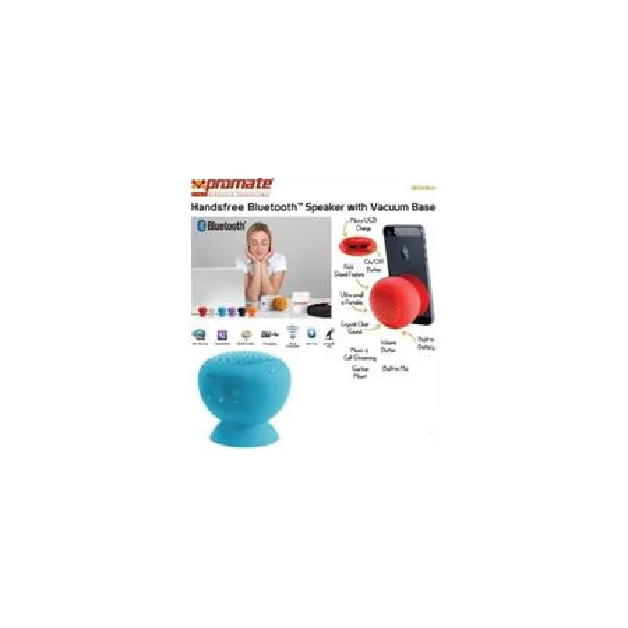 Promate Blue Globo 2 Portable Bluetooth Speaker