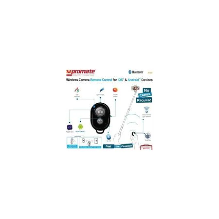 Promate Zap Wireless Camera Remote Control for iOS &
