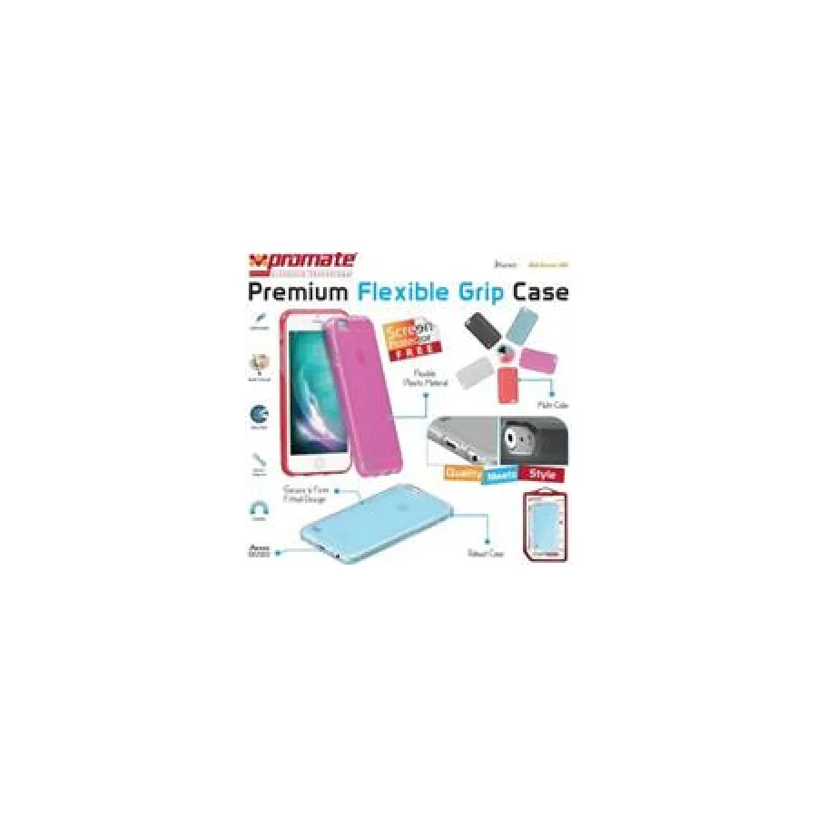 Promate Akton-i6 Multi-colored flexi-grip designed case