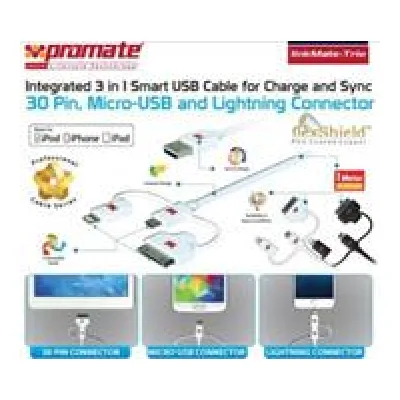 Promate linkMate-trio Integrated 3 in