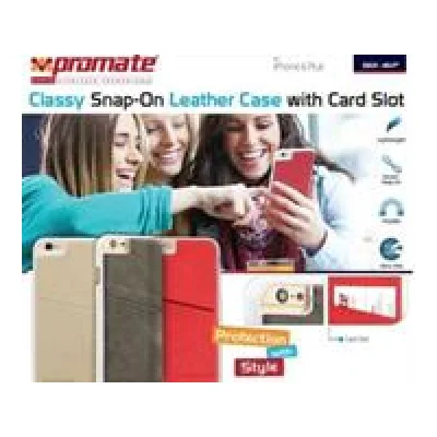 Promate Slit-i6P Classy Snap-On leather