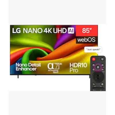 LG 85 Inch NU850B6LA NANO 4K UHD Smart TV