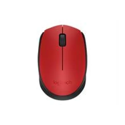 Logitech M171 Optical Wireless Mouse Red