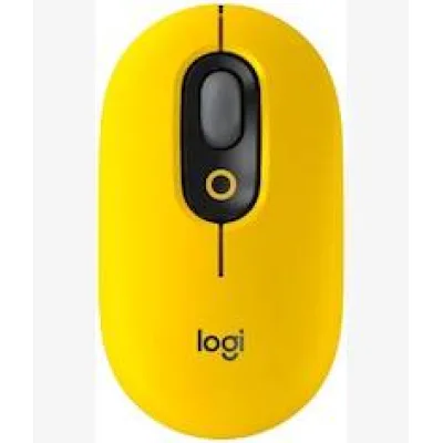 Logitech POP Silent Wireless Mouse Yellow