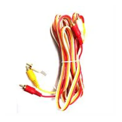 Geeko 3m 3x RCA Cinch Male to Male Audio/Video Cable