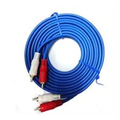 Geeko 5m 2 X Cinch RCA Male Audio Cable