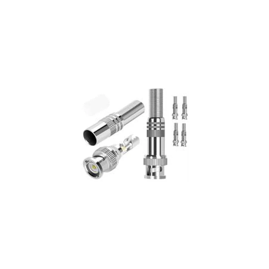 Securnix RG59 4 Pack Screw Spring BNC Connectors