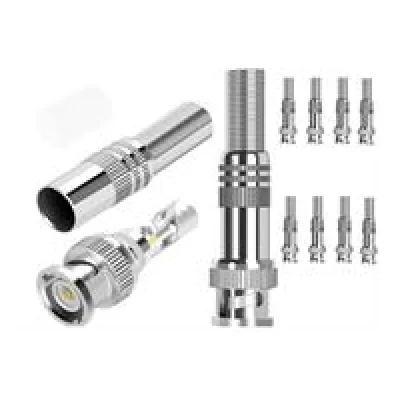 Securnix RG59 8 Pack Screw Spring BNC Connectors
