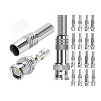 Securnix RG59 16 Pack Screw Spring BNC Connectors