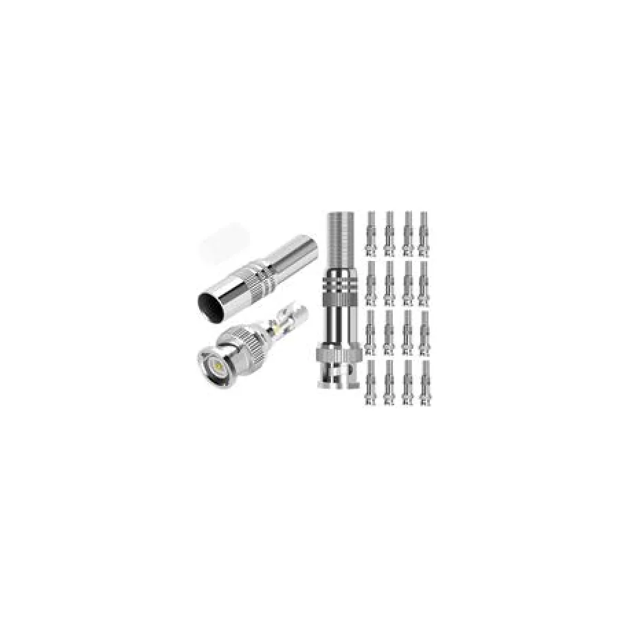 Securnix RG59 16 Pack Screw Spring BNC Connectors