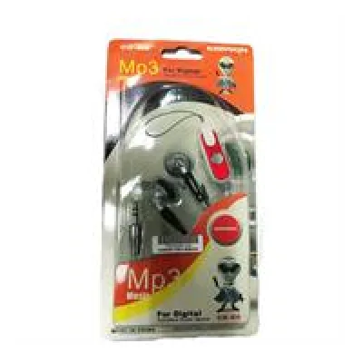 Geeko Silver And Black In-Ear Earphones