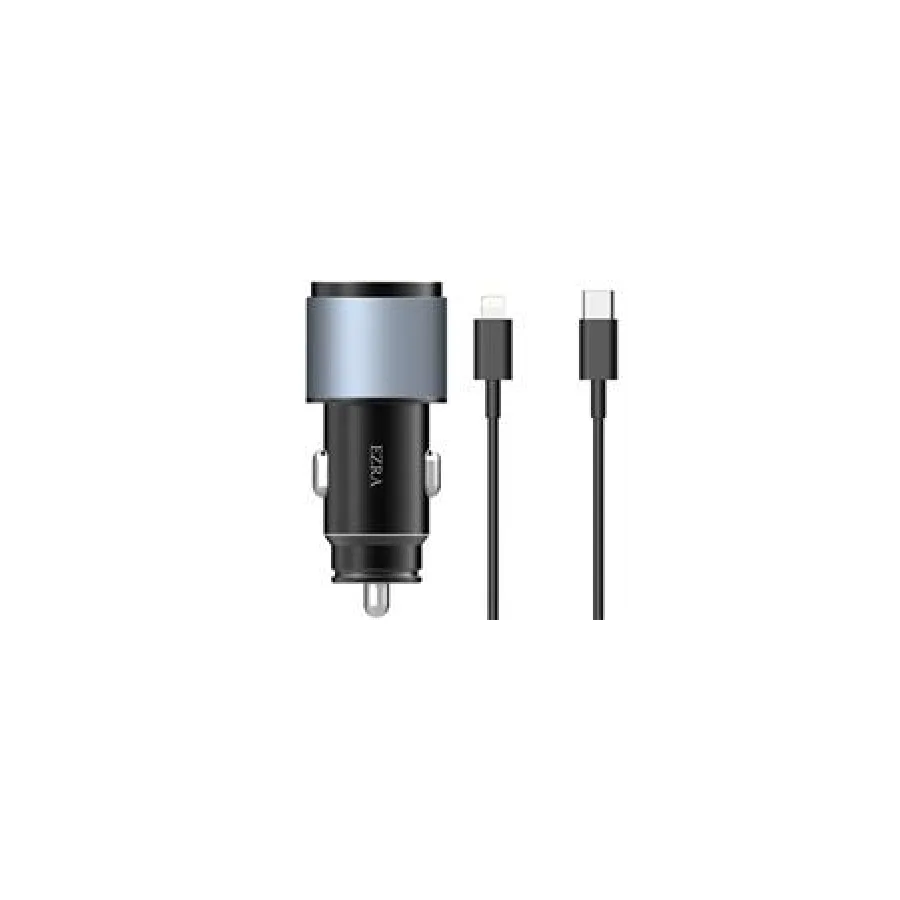 Ezra Quick Car Charger Set For Iphone – QC3.0 + Pd20w Car