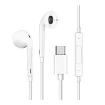 EZRA 3.5mm To TypeC White Digital Earphones 1.2m Length