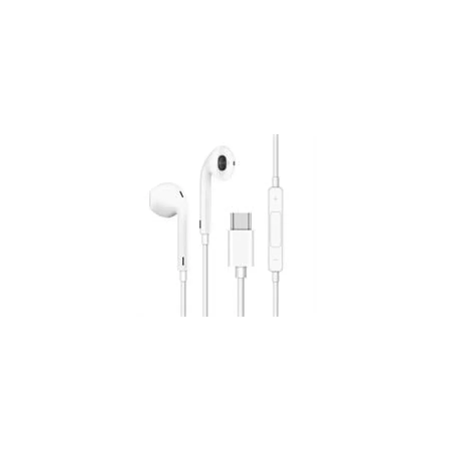 EZRA 3.5mm To TypeC White Digital Earphones 1.2m Length