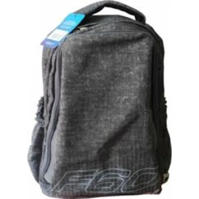 Macaroni Black and Grey Laureate Student Backpack