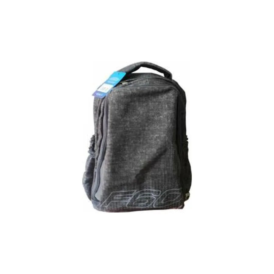 Macaroni Black and Grey Laureate Student Backpack
