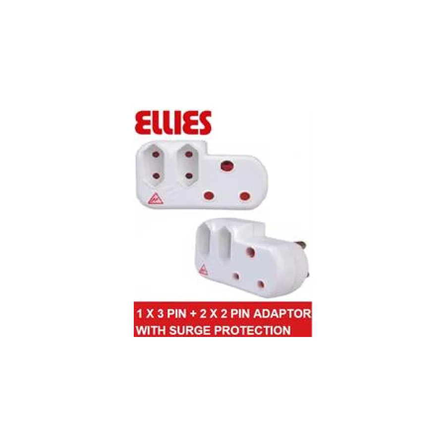 Ellies Power Socket Extension Adaptor with Surge protection