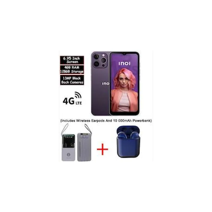 INOI Note 13s 128GB Storage & 4GB Ram Android Smart Phone