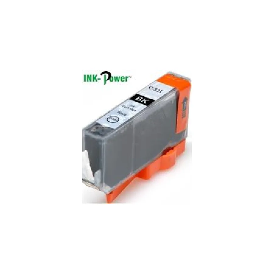 InkPower Generic Canon Ink C521BK for use with PIXMA iP3600