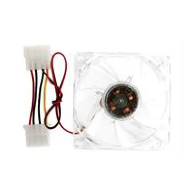 UniQue 80mm Clear Case Fan With Blue LED