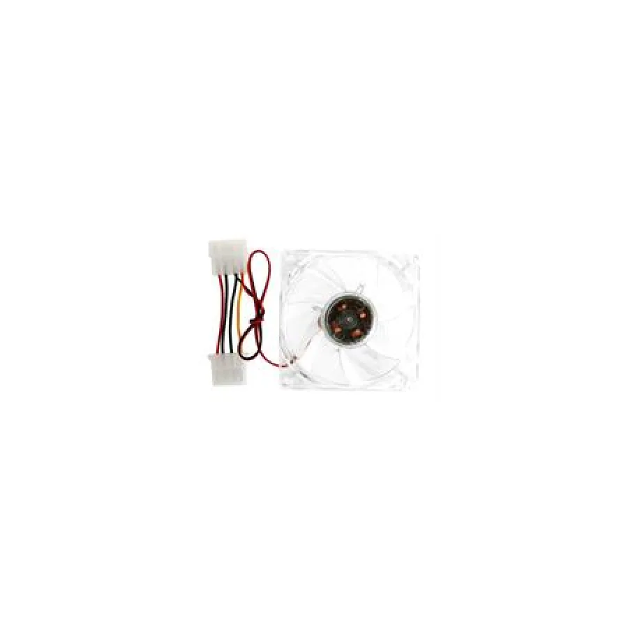 UniQue 80mm Clear Case Fan With Blue LED